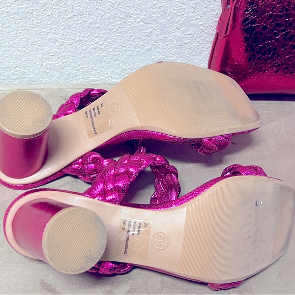 A new day Metallic Pink sandal - Picture 3 of 4